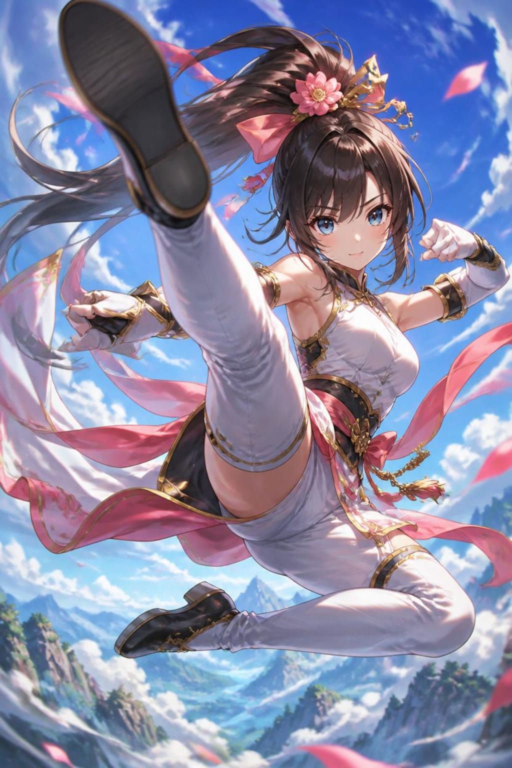 花弁の天空蹴
