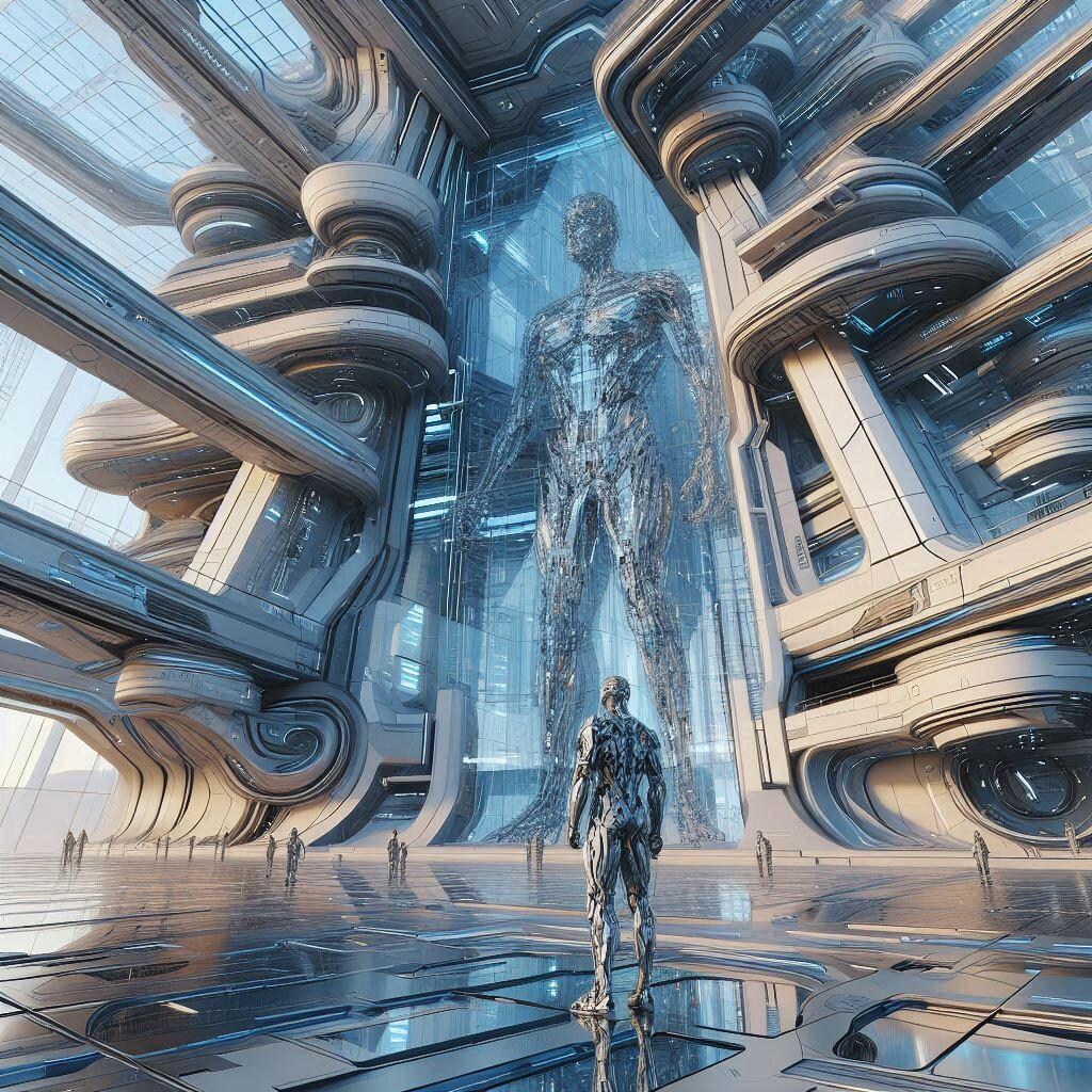 塵ひとつ無い都市には人影も無い