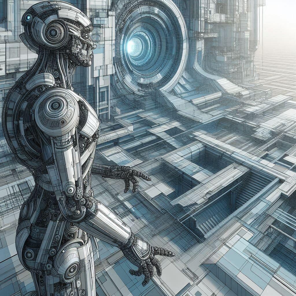 塵ひとつ無い都市には人影も無い