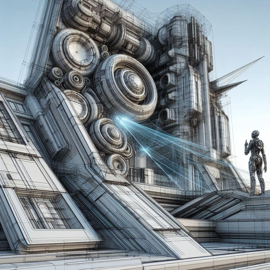 塵ひとつ無い都市には人影も無い