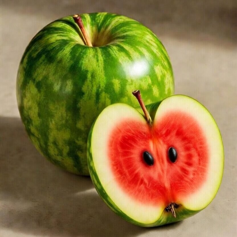 リンゴ🍎🍏×スイカ🍉 | の人気AIイラスト・グラビア