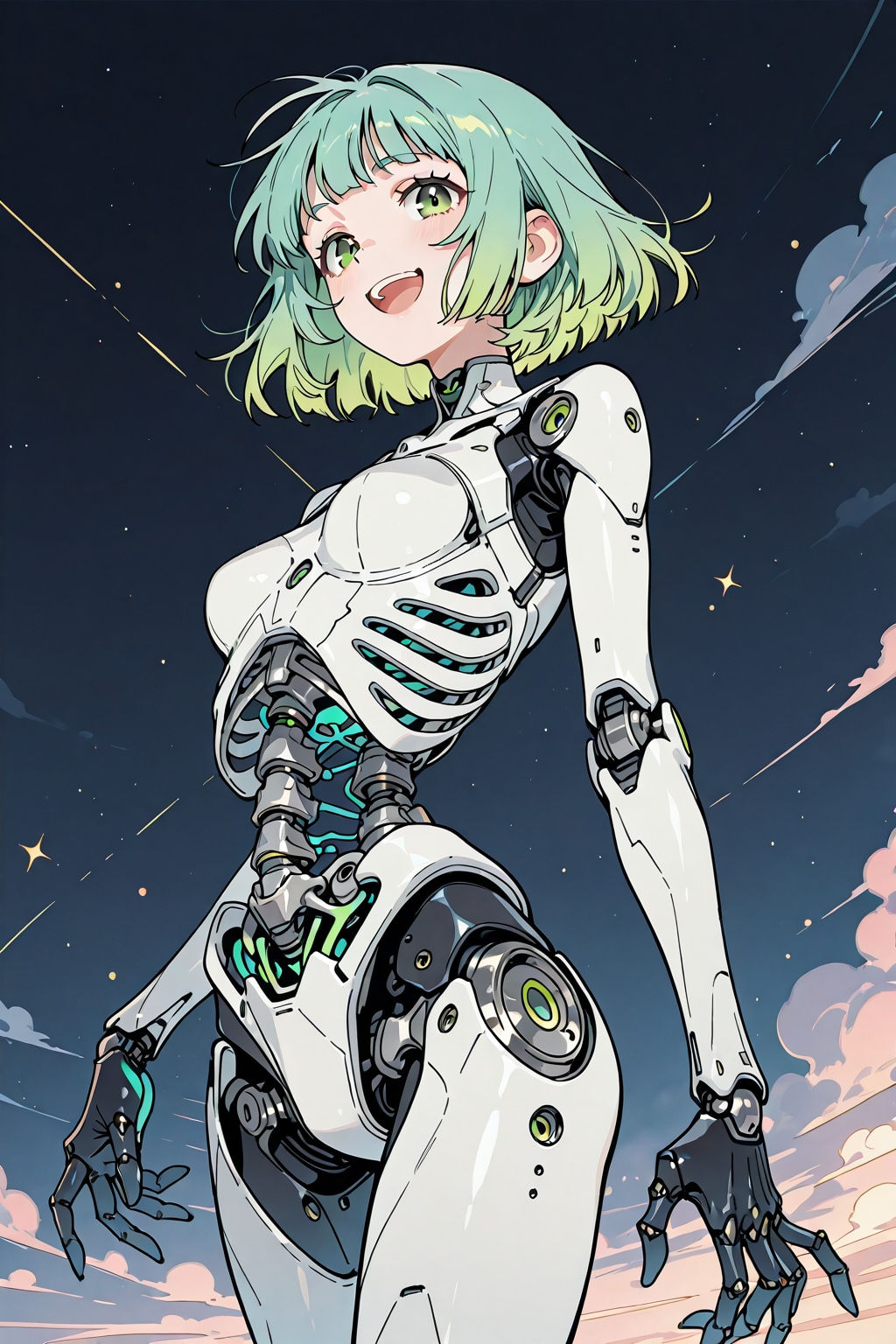 ちちぷい生成メカ娘　骨格