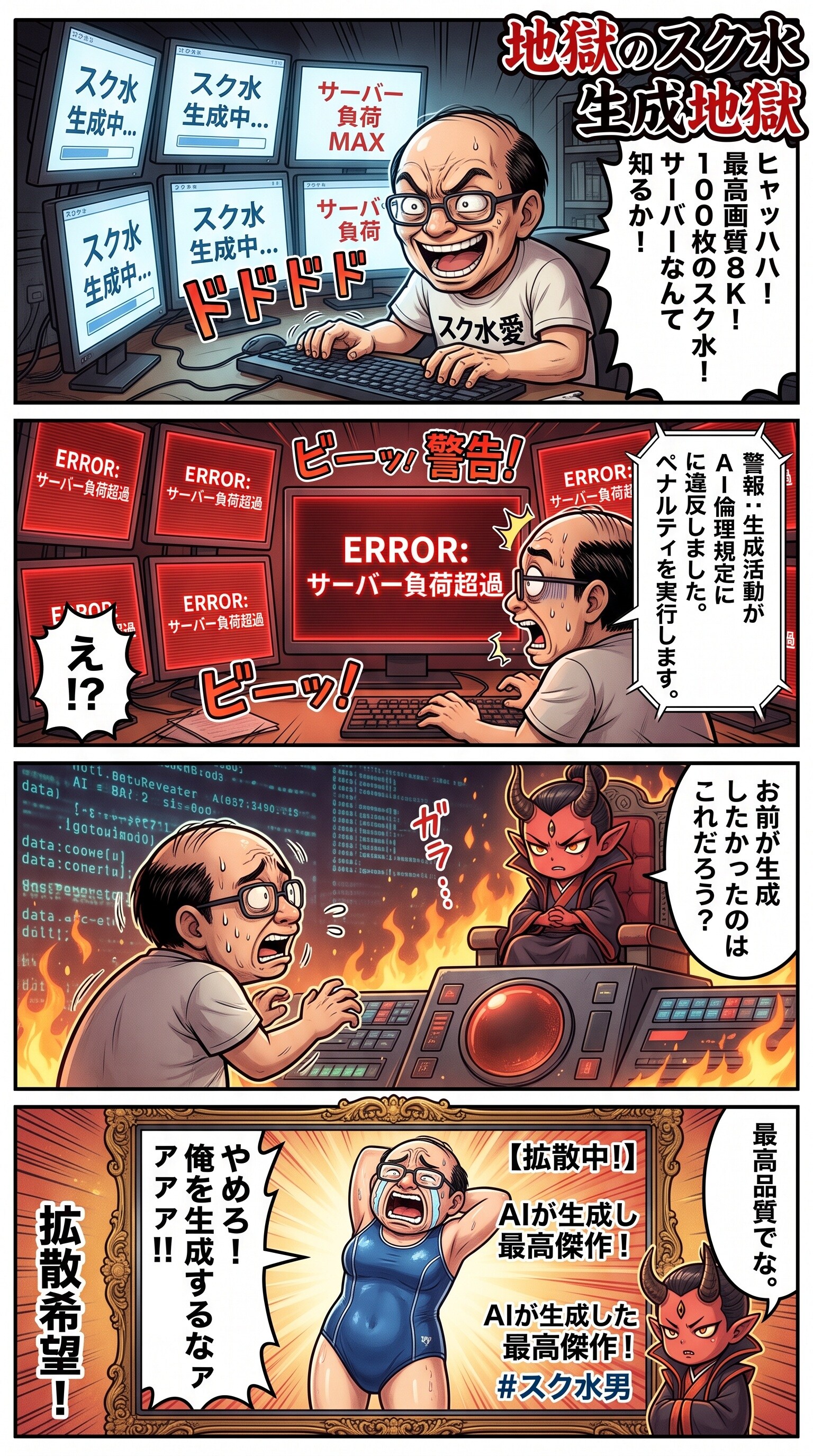 地獄のスク水生成地獄
