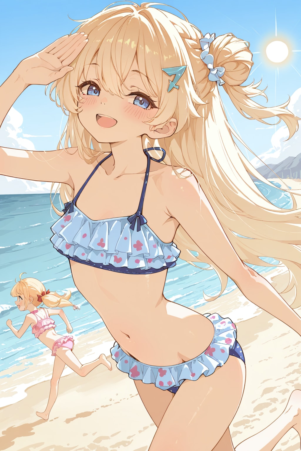 リゾート金髪ちゃん