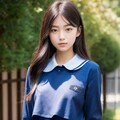 083　伝統的セーラー服に挑む 4枚目