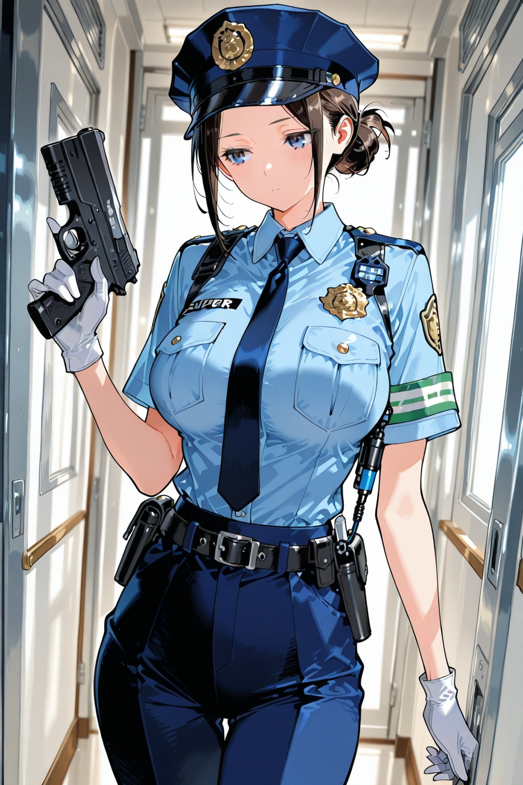美少女婦人警官 | の人気AIイラスト・グラビア