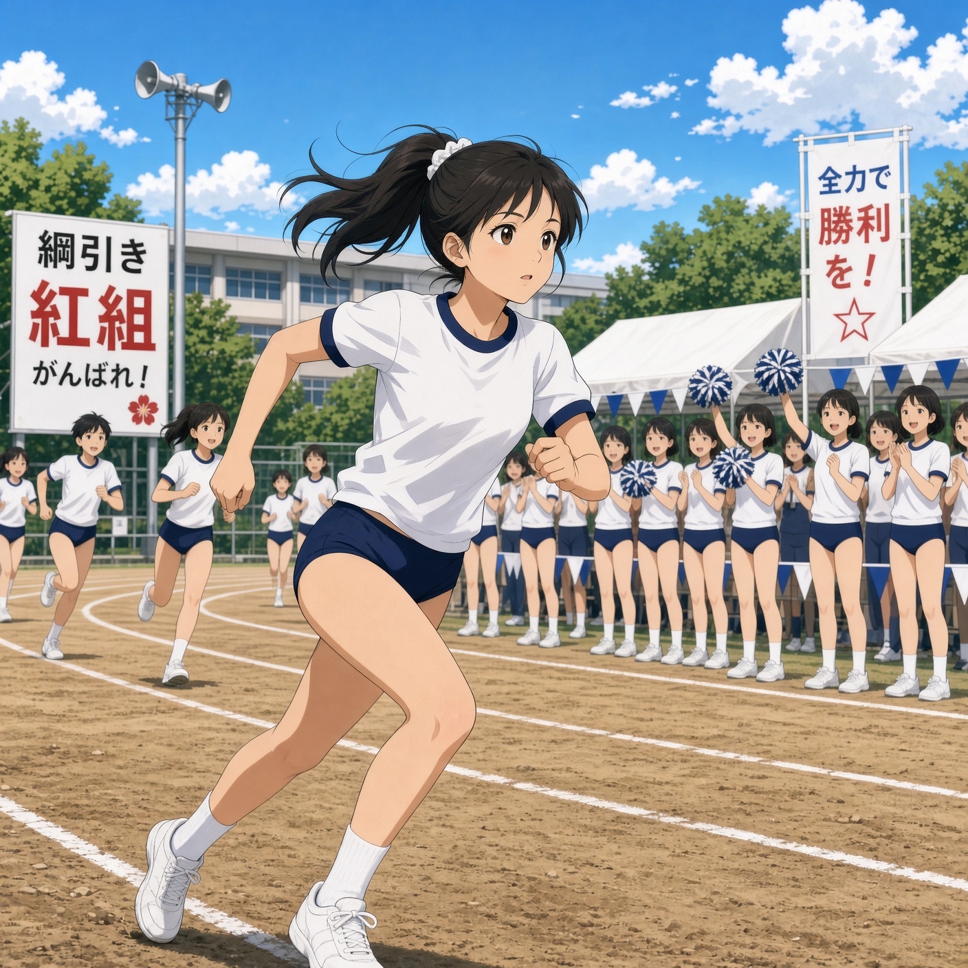 運動会／Grok | の人気AIイラスト・グラビア