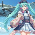 初音ミクと軍用機 3枚目