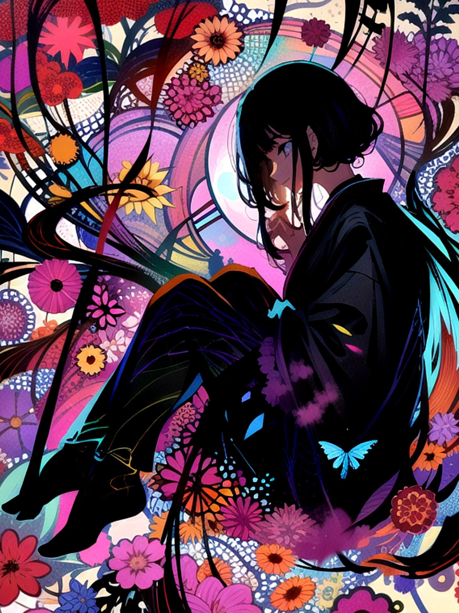 黒髪ちゃん | の人気AIイラスト・グラビア