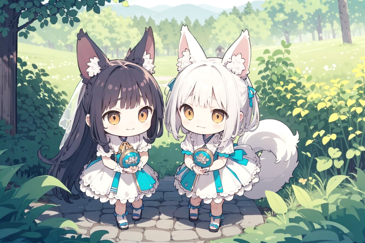 日陰に退避。 | の人気AIイラスト・グラビア