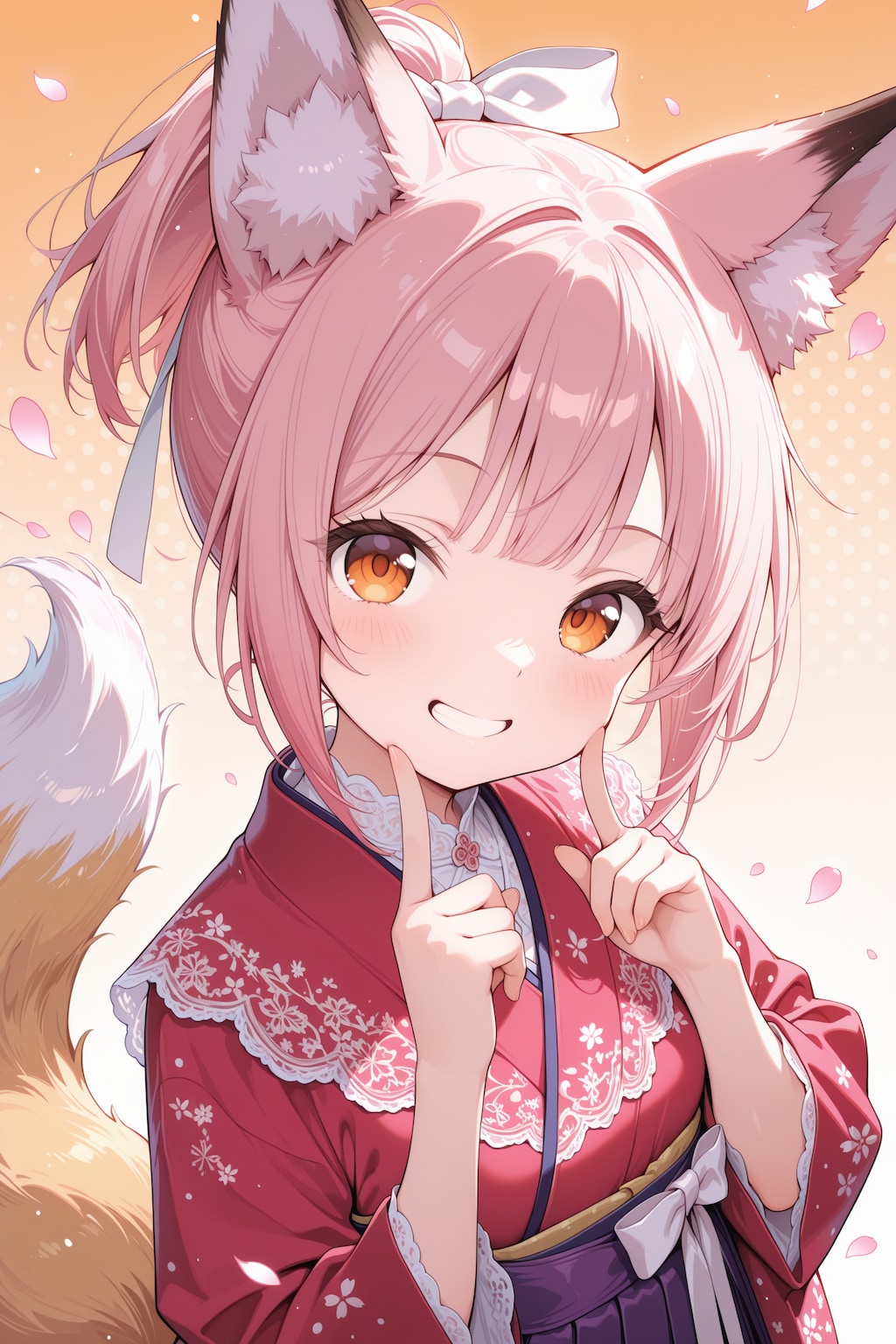 ごきげん狐っ娘のスマイル