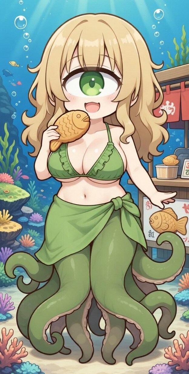 単眼スキュラちゃん.4　たい焼き