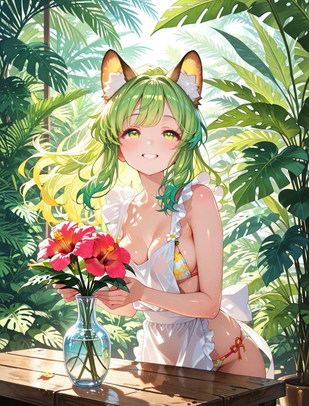 7枚）南国　花瓶