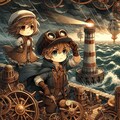 スチームパンク灯台守のふたり 2枚目