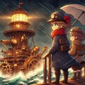 スチームパンク灯台守のふたり 4枚目