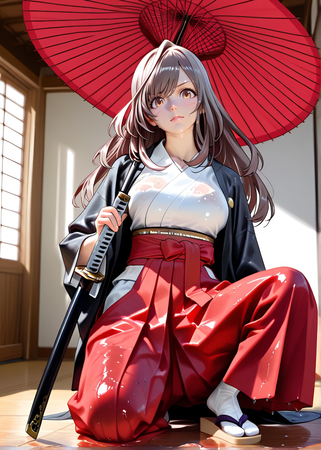 朝比奈月愛（AsahinaKagura）帯刀