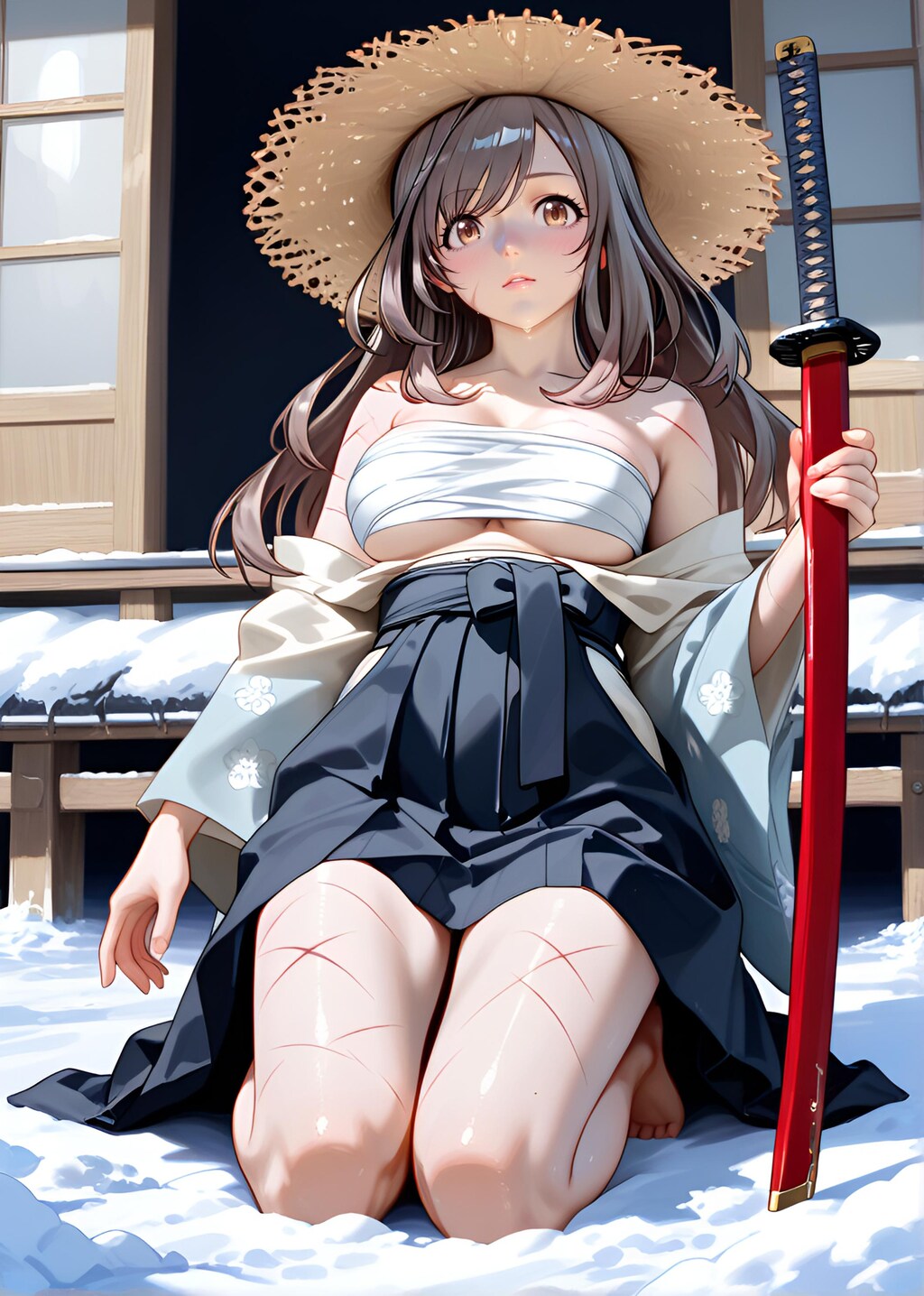 朝比奈月愛（AsahinaKagura）帯刀