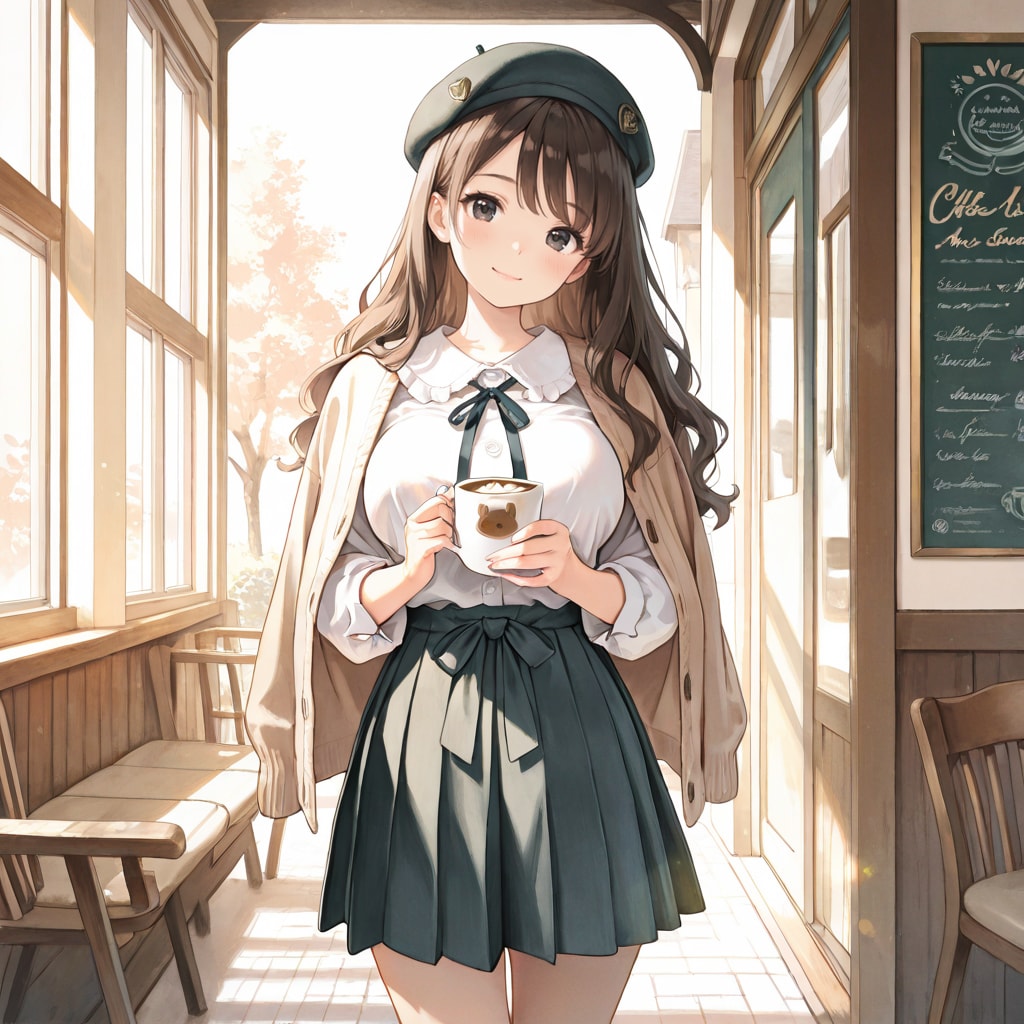 澪ちゃん、カフェにて