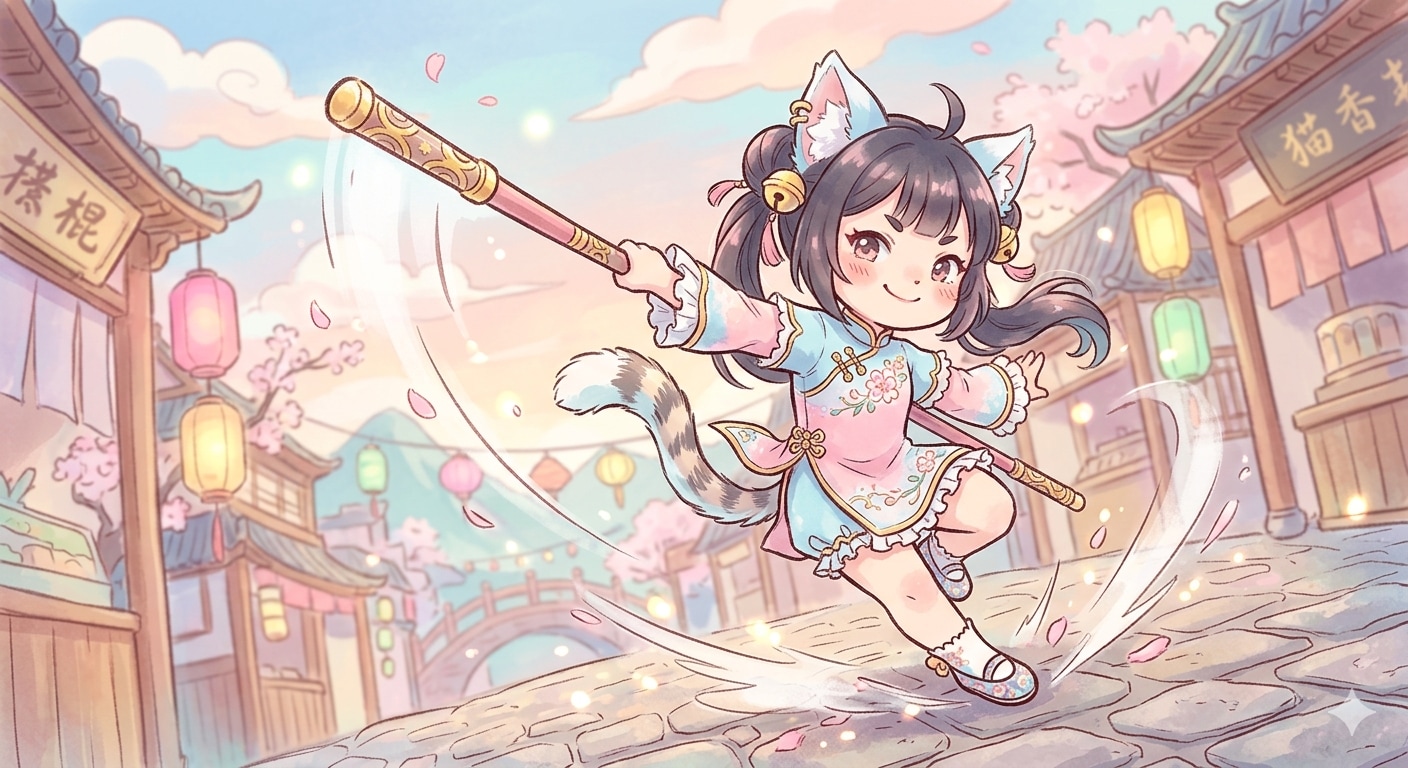 ケモミミカンフー80 | の人気AIイラスト・グラビア