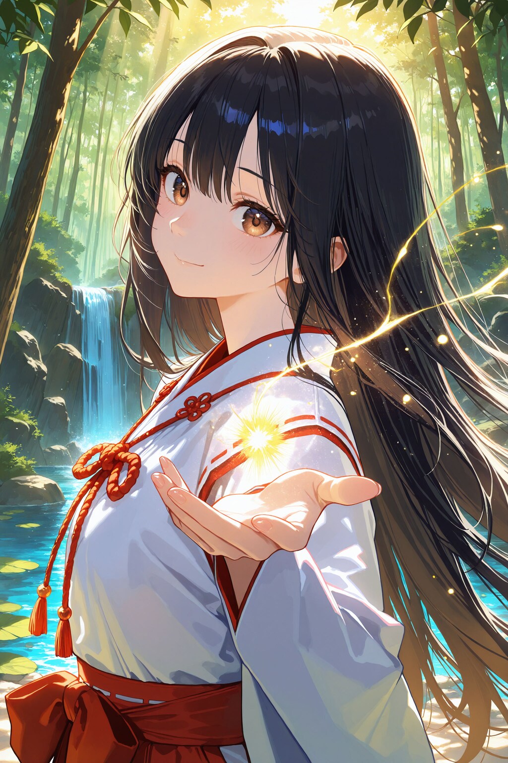 異世界神社の巫女さん（神楽さん）