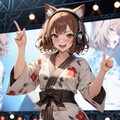 ネコミミ浴衣ライブにゃん X908 2枚目