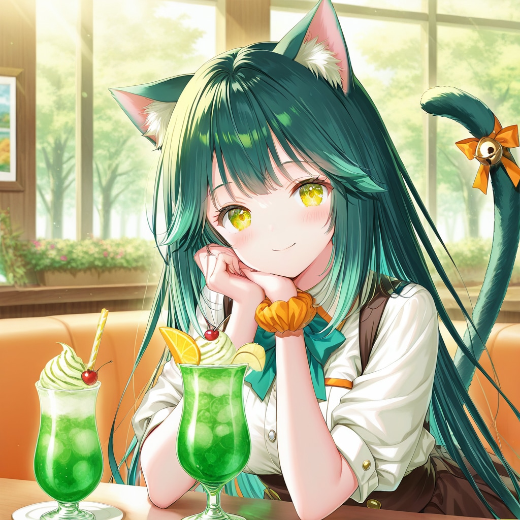 (うちの子縛り)89.「く」→「クリームソーダ」鈴九