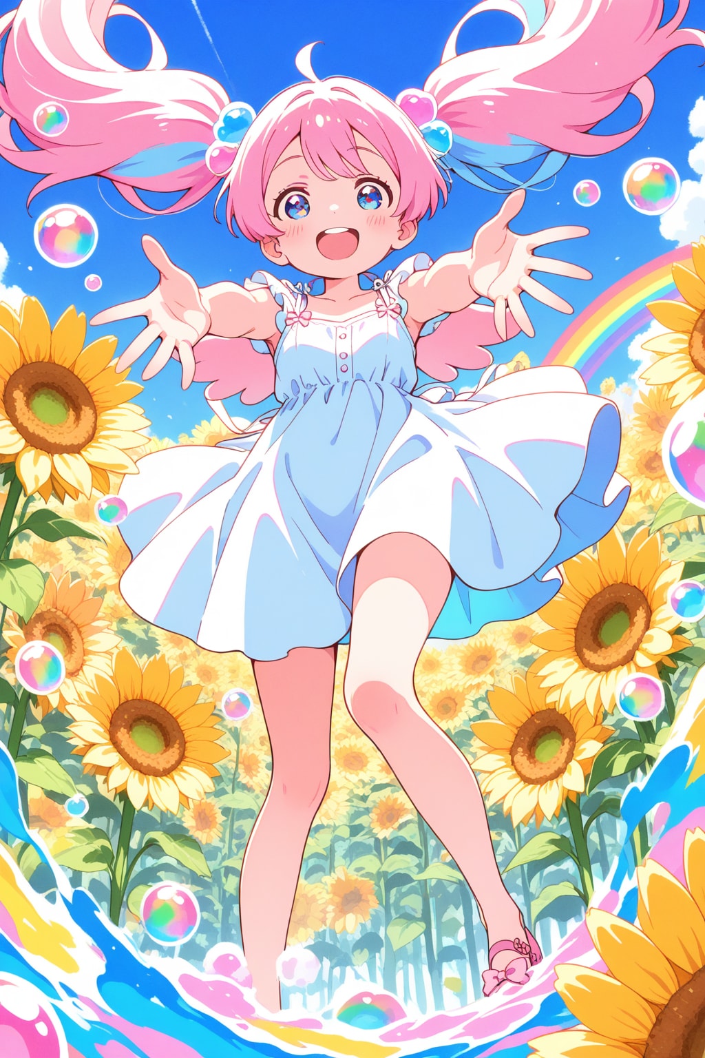 「ひまわり畑で、ぎゅーってして！」