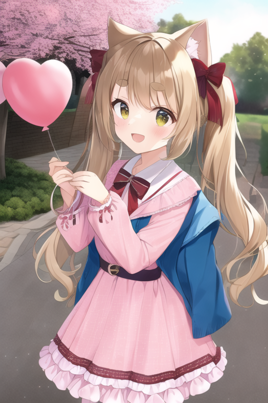 猫耳ツインテール