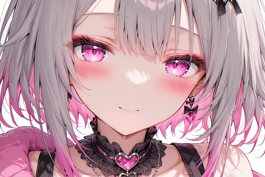 パステル画の自画像