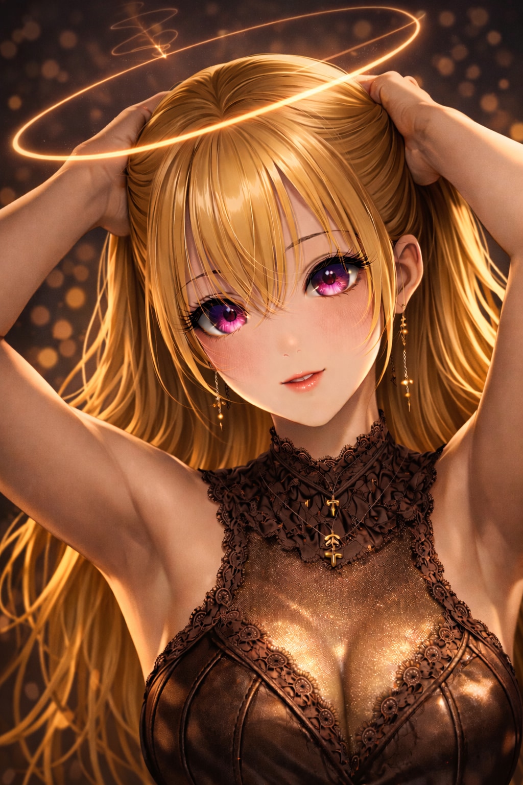 髪を後ろへ | の人気AIイラスト・グラビア