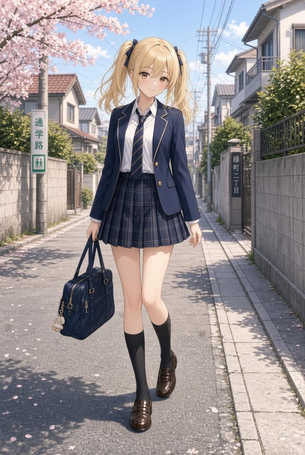 （Grok）ギャルゲーヒロインみたいなの　制服編