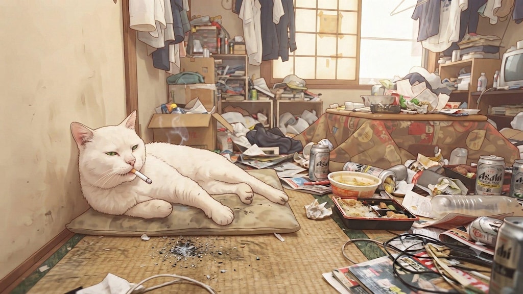 実写ヤニねこ