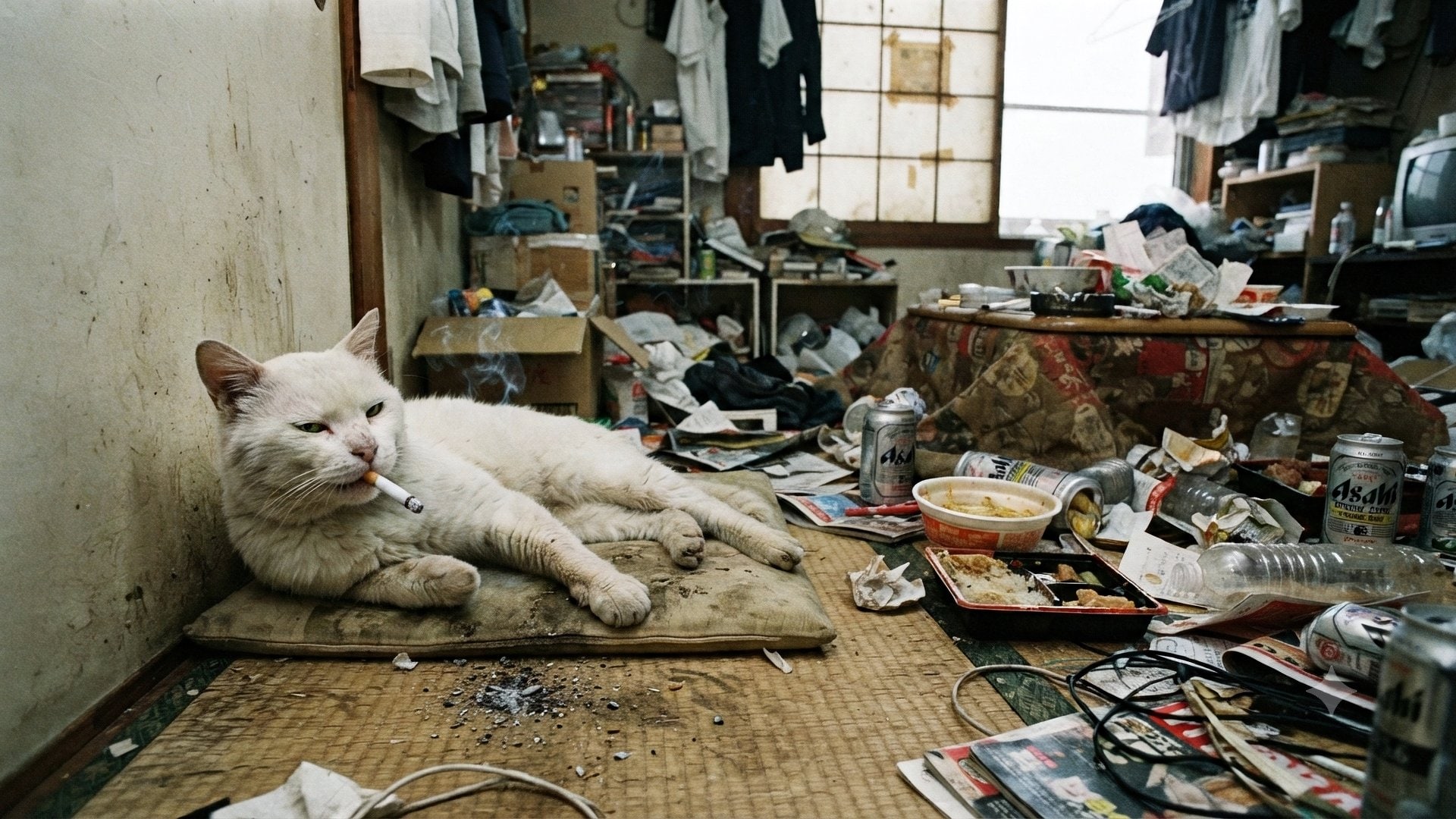 実写ヤニねこ