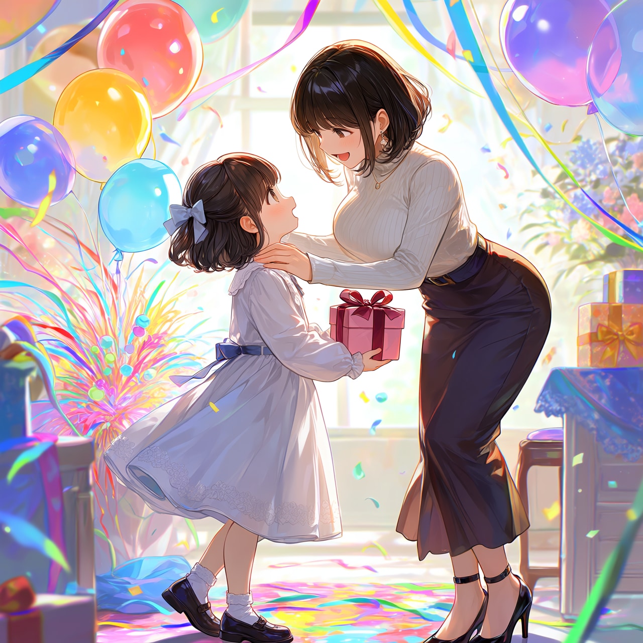 アキお姉ちゃんにプレゼント | の人気AIイラスト・グラビア