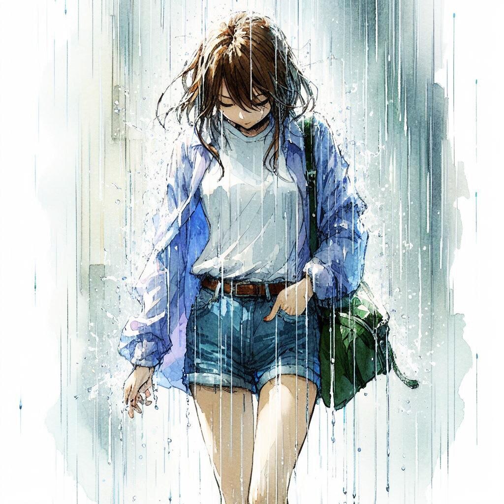 少女／雨
