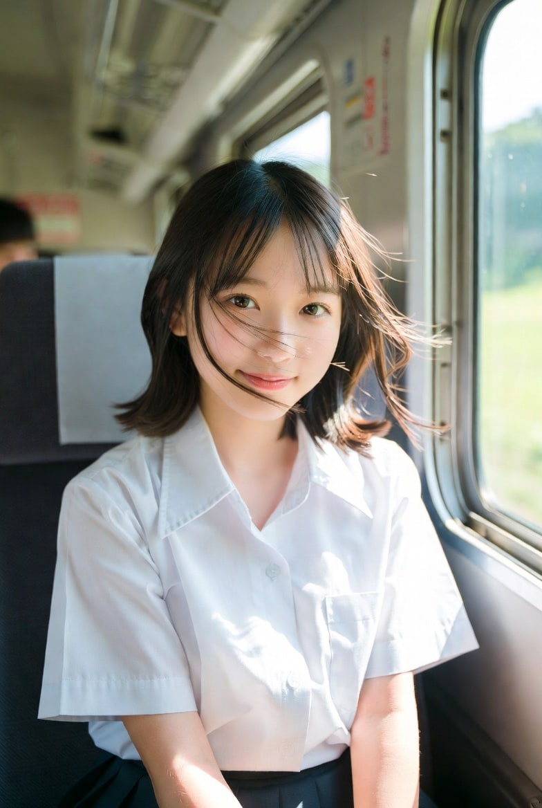 電車の子（全体公開） | の人気AIイラスト・グラビア