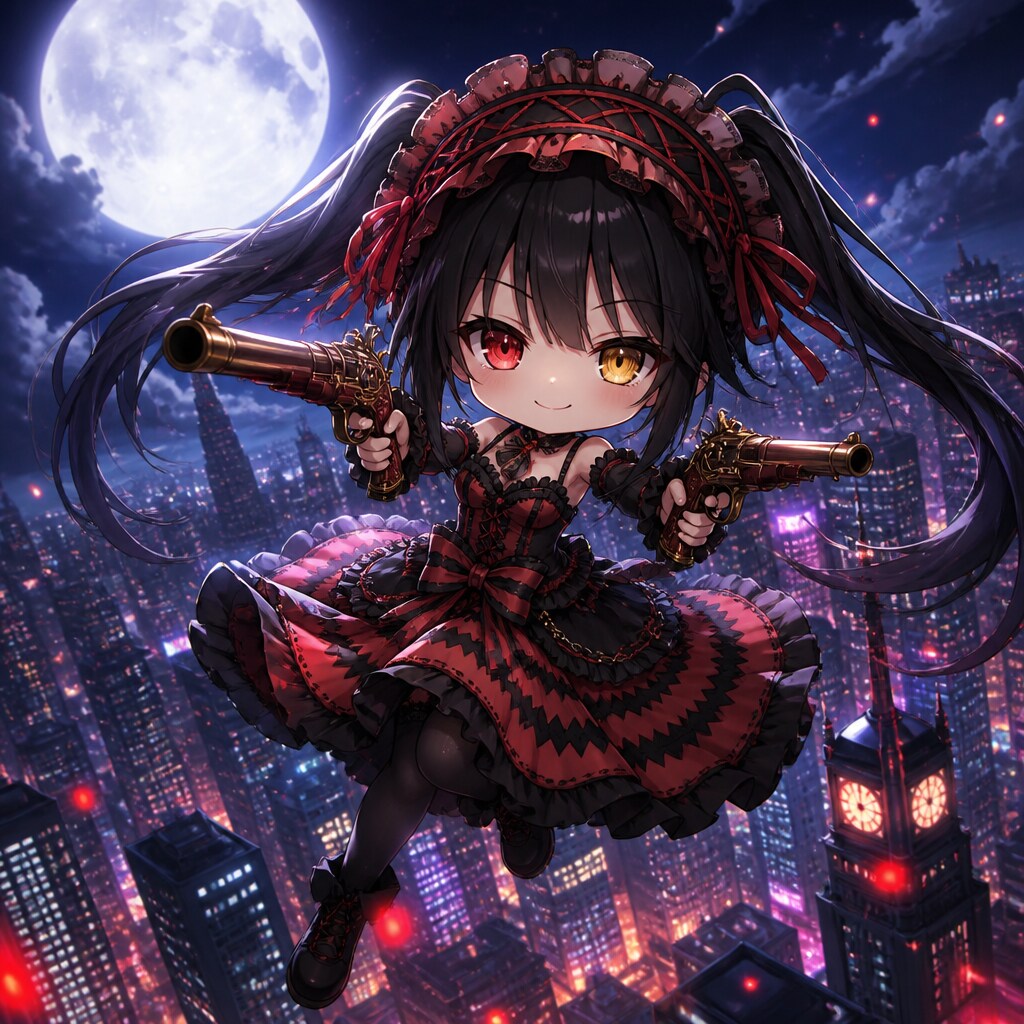 狂気の月夜の狂三