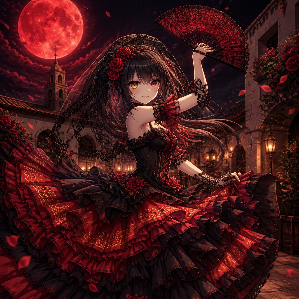 狂気の月夜の狂三