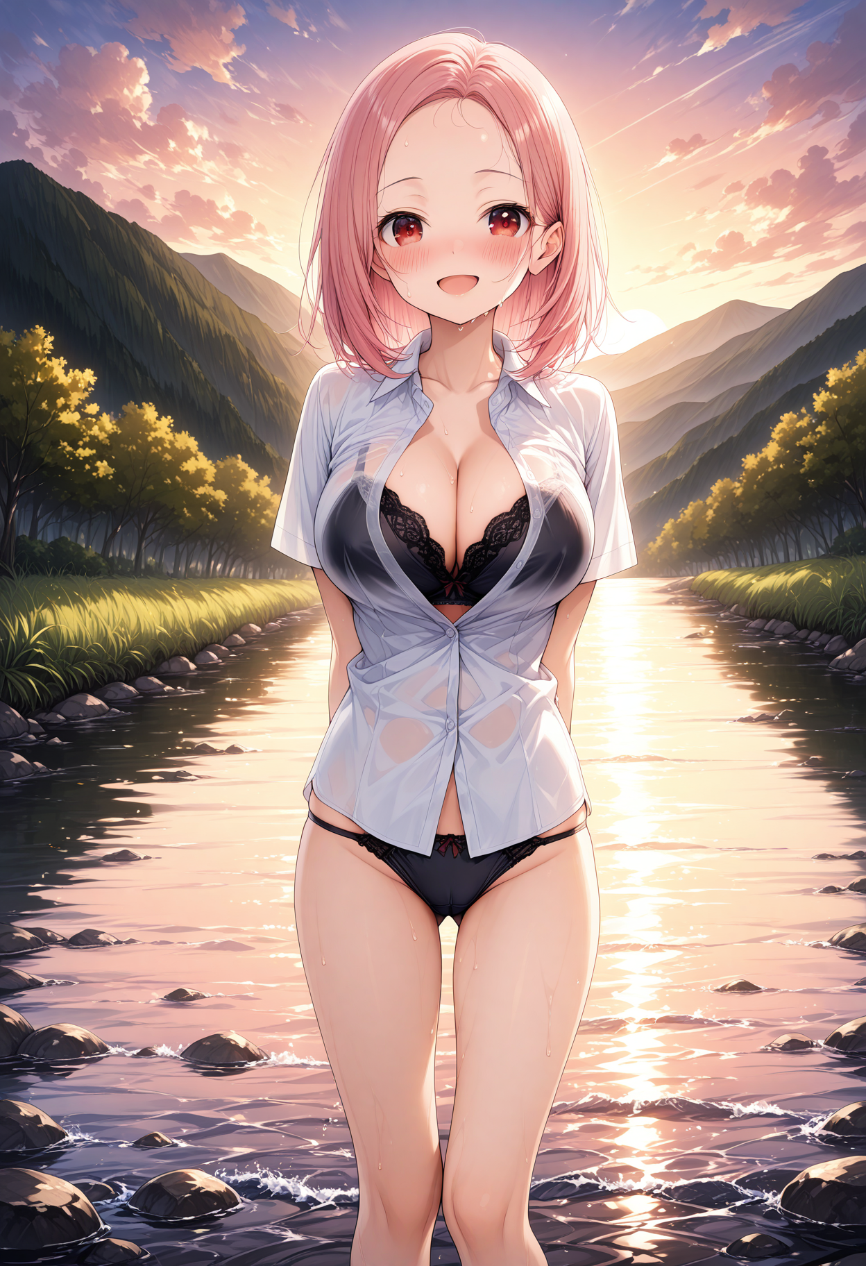 びしょ濡れ