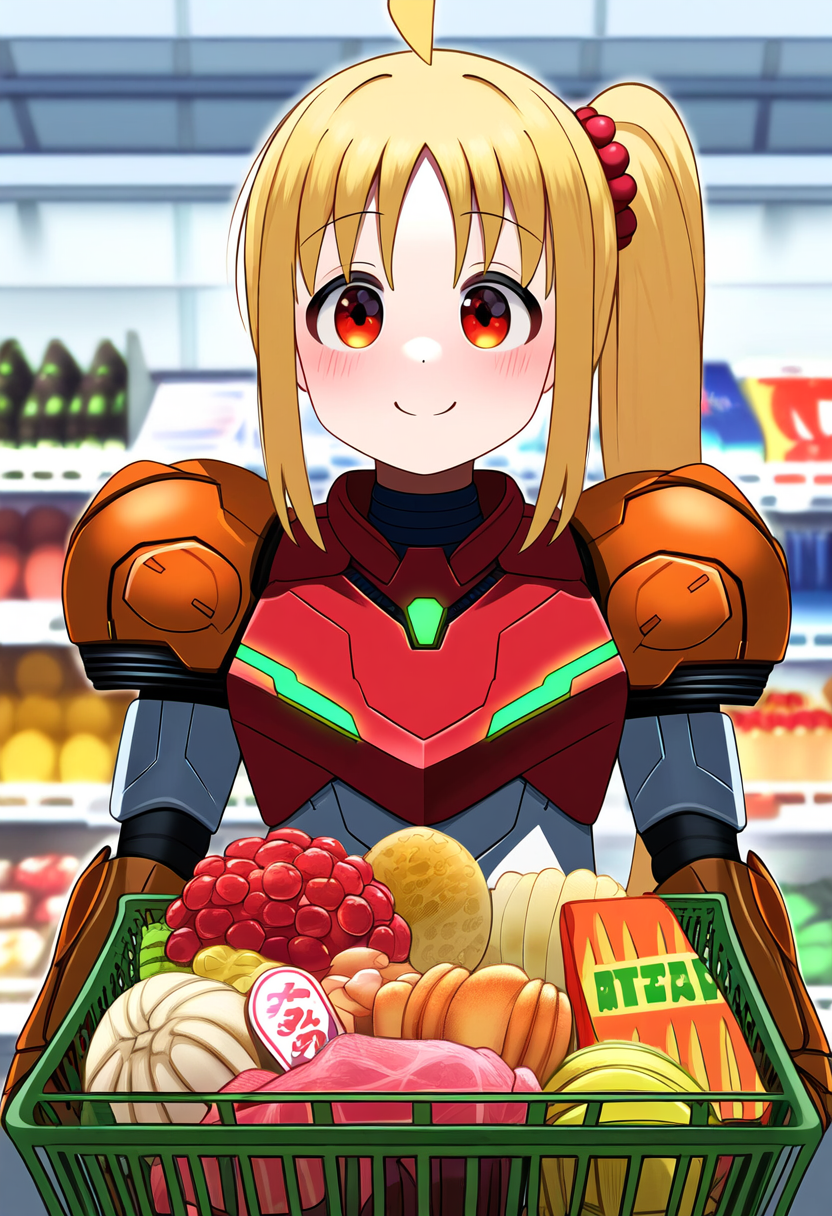 コスプレで年末の買い出しをする虹夏ちゃん