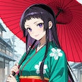 雨と女の子　その４ 3枚目