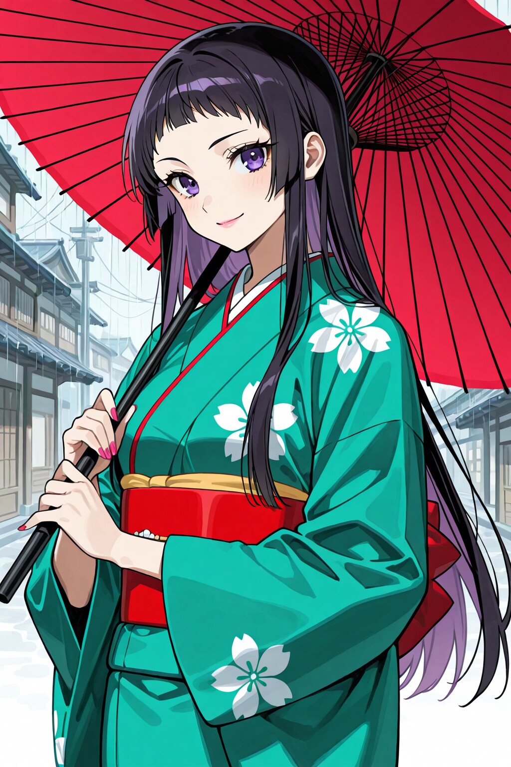 雨と女の子　その４
