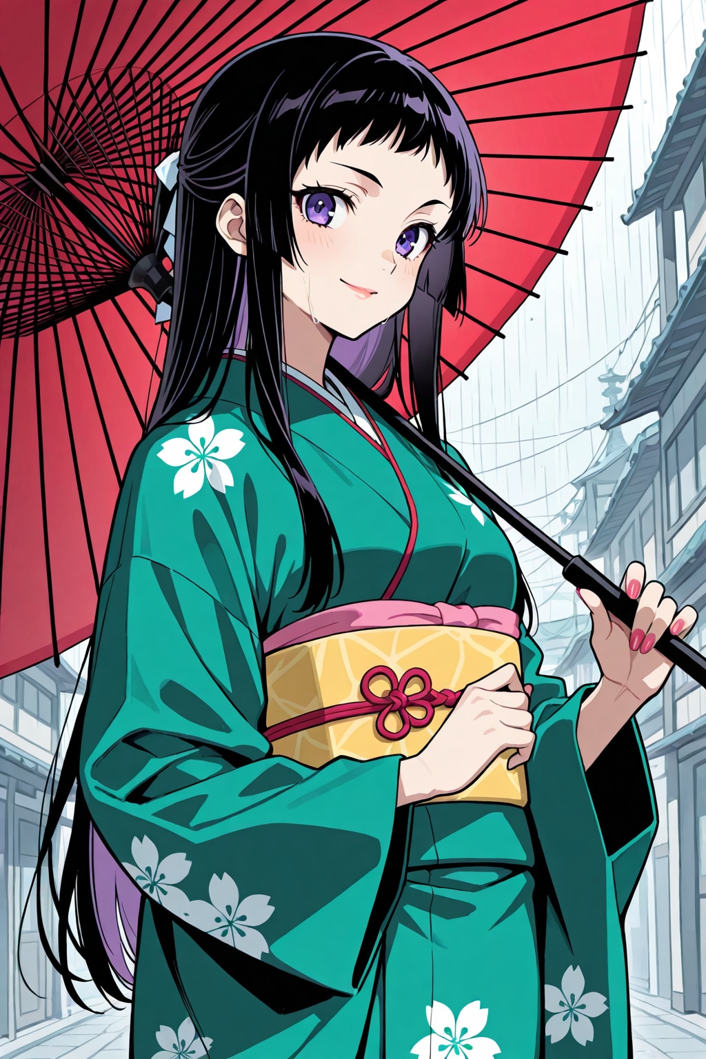 雨と女の子　その４