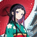 雨と女の子　その４ 4枚目