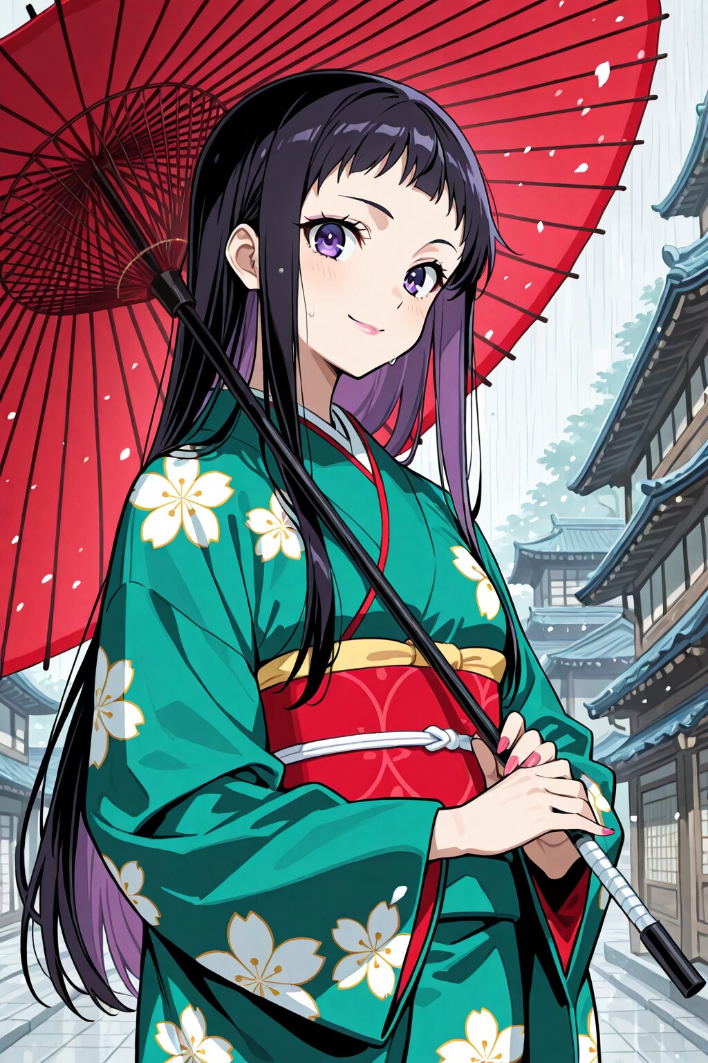 雨と女の子　その４