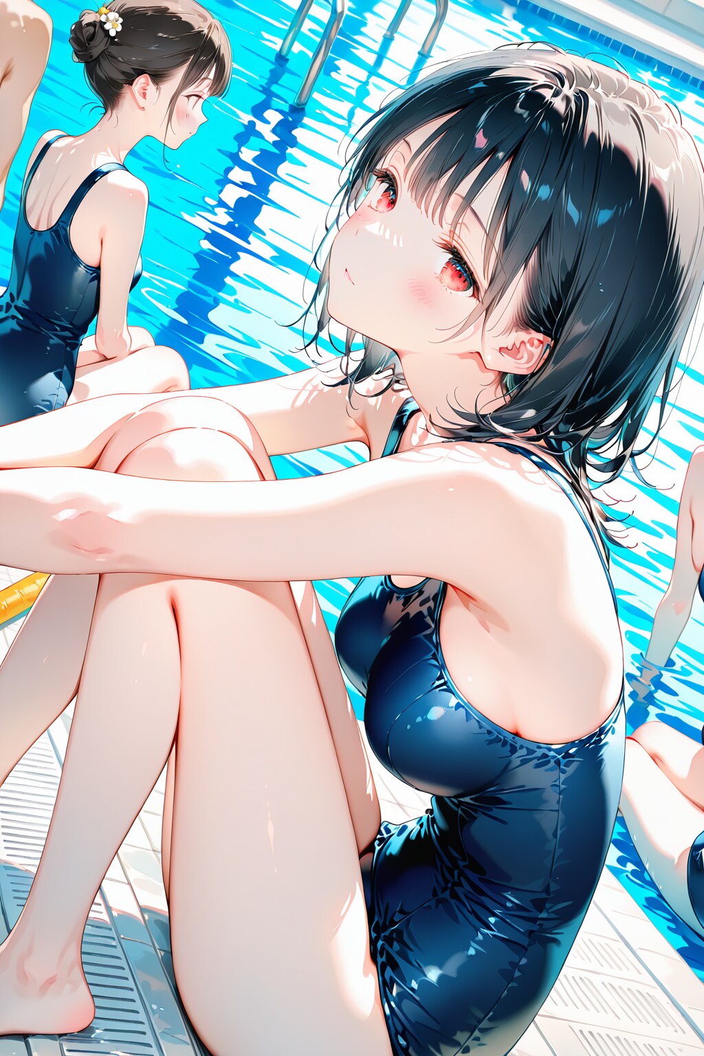 最後のプール授業