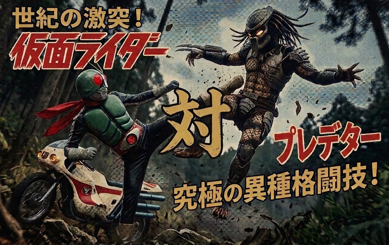 仮面ライダー対プレデター | の人気AIイラスト・グラビア