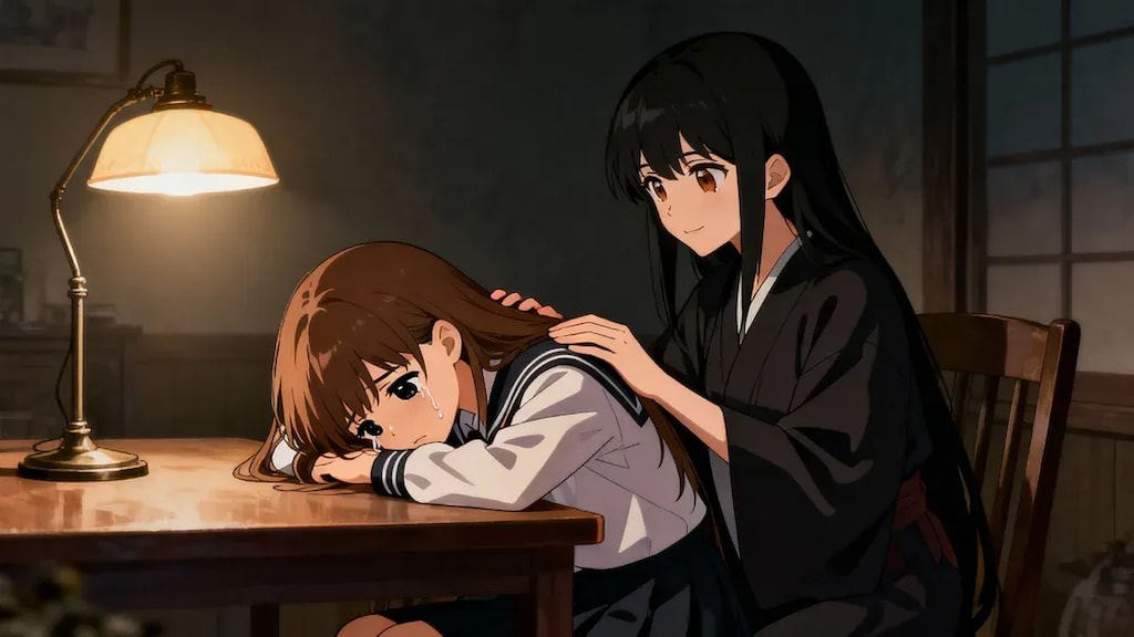 振られて泣くみことちゃん