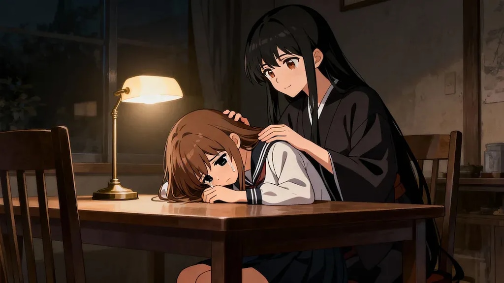 振られて泣くみことちゃん