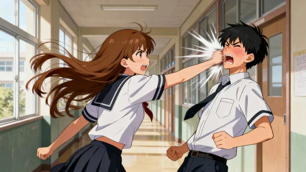 振られて泣くみことちゃん